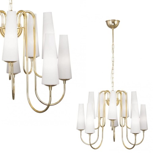 Lampa wisząca MAGNUM 10 złoty/gold 1129 Zuma Line