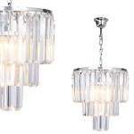 17106/3+1-CHR AMEDEO LAMPA WISZĄCA CHROM/CHROME Zuma Line