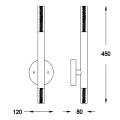 KINKIET ZUMA LINE ONE WALL W0461-02E-F4F4-