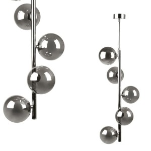 Lampa wisząca LUNA z pięcioma szklanymi kulami Zuma Line
