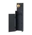 COMBO Kinkiet 1L Piaskowy Czarny 106850 ładowarka USB/wieszak na klucze Markslojd