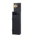 COMBO Kinkiet 1L Piaskowy Czarny 106850 ładowarka USB/wieszak na klucze Markslojd