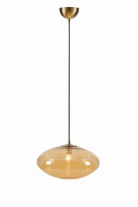 Lampa wisząca LOCUS Pendant 1L Bursztyn/Mosiądz 108441 Markslojd