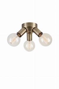 Lampa sufitowa MAZZO Ceiling 3L Antyczny mosiądz 108550 Markslojd