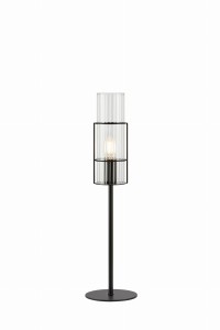 Lampa stołowa TUBO Table 1L 50cm Czarny/Przezroczystyny 108555 Markslojd