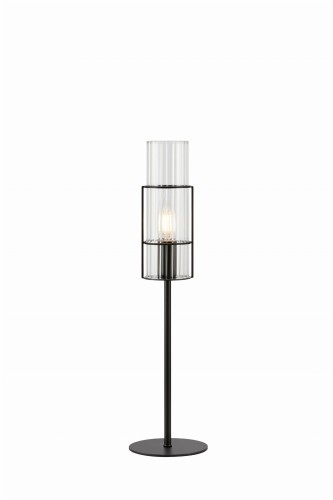 Lampa stołowa TUBO Table 1L 50cm Czarny/Przezroczystyny 108555 Markslojd