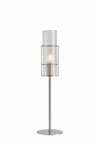 Lampa stołowa TUBO Table 1L 50cm Nikiel satynowy/Clear 108557 Markslojd