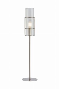 Lampa stołowa TUBO Table 1L 65cm Nikiel satynowy/Clear 108558 Markslojd