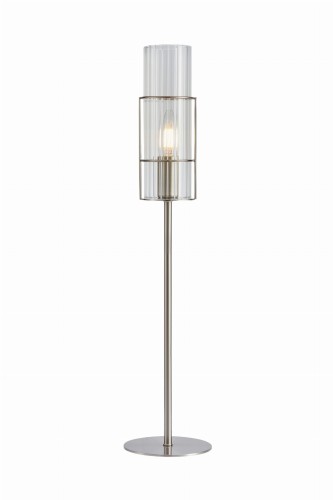 Lampa stołowa TUBO Table 1L 65cm Nikiel satynowy/Clear 108558 Markslojd