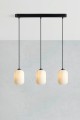 Lampa wisząca CAVA Pendant 3L Straight Czarny biały 108563 Markslojd
