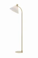Lampa podłogowa MIRA Floor 1L Brushed Mosiądz/Biały 108569 Markslojd