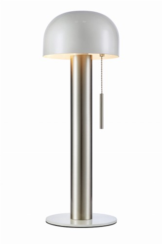 Lampa stołowa COSTA Table 1L Nikiel satynowy/White 108577 Markslojd