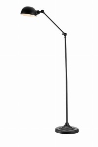 Lampa podłogowa PORTLAND Floor 1L Czarny 108586 Markslojd