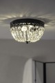 Plafon ETIENNE Ceiling 2L Czarny kryształki IP21 108598 Markslojd