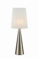 Lampa stołowa CONUS Table 1L Nikiel satynowy/biały 108624 Markslojd