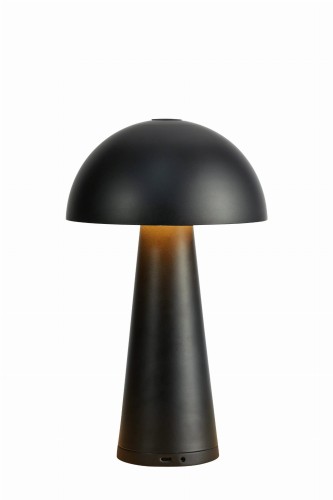 Lampa stołowa FUNGI Rechargeable Table Matt Czarny B/O 108655 Markslojd