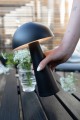 Lampa stołowa FUNGI Rechargeable Table Matt Czarny B/O 108655 Markslojd