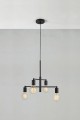 Lampa wisząca CIELO Pendant 4L Piaskowy Czarny 108716 Markslojd