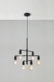Lampa wisząca CIELO Pendant 6L Piaskowy Czarny 108717 Markslojd