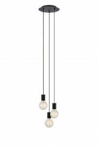 Lampa wisząca CIELO Pendant 3L Round Piaskowy Czarny 108733 Markslojd