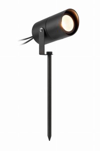 Lampa zewnętrzna ogrodowa dogruntowa UNITE 12 Spot 6W Czarny 108640 Markslojd