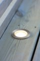 Oprawa wpuszczana oczko zewnętrzne UNITE 12 Decklight 6L 0,4W Steel 108644 Markslojd