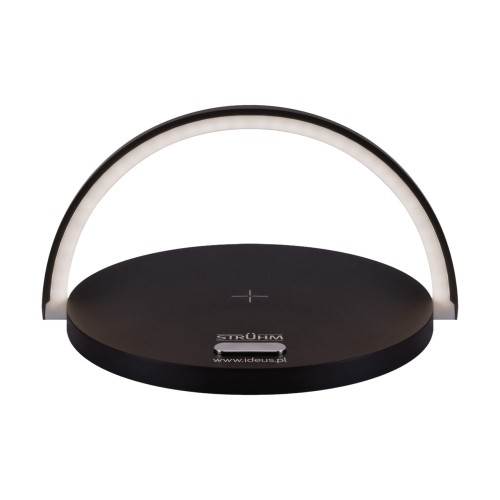 Lampka biurkowa z ładowaniem indukcyjnym SATURN LED BLACK 03863 Strühm 