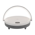 Lampka biurkowa z głośnikiem i  ładowaniem indukcyjnym SATURN LED WHITE SPEAKER 03864 Strühm