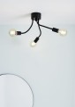 Lampa sufitowa MEDUSA 3L 107930 czarny/szary Markslojd