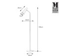 Lampa podłogowa PEAK 1L 107901 antyczny Markslojd