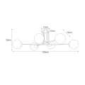Lampa sufitowa SAVOY źródło światła E27 K-4925 KAJA Lighting