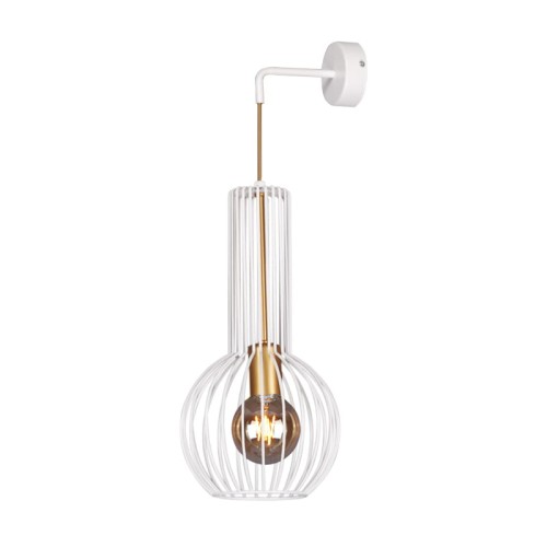 Kinkiet ARVI WHITE źródło światła E27 K-4528 KAJA Lighting