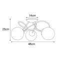 Lampa sufitowa RUBI źródło światła E14 K-5116 KAJA Lighting