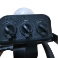 Naświetlacz LED oprawa halogenowa z czujnikiem ruchu 20W 1600lm czarna IP65