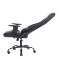 Fotel biurowy G-SPOILER ekoskóra czarna YH-7816