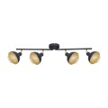 Lampa sufitowa listwa Savio  IP20 SPL-27357-4-BK-GD Italux