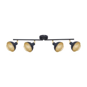 Lampa sufitowa listwa Savio  IP20 SPL-27357-4-BK-GD Italux
