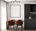 Lampa sufitowa listwa Savio  IP20 SPL-27357-4-BK-GD Italux