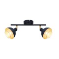 Lampa sufitowa listwa Savio  IP20 SPL-27357-2-BK-GD Italux