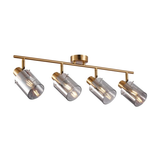 Lampa sufitowa listwa Sardo  IP20 SPL-5581-4-BRO-SG Italux