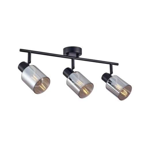 Lampa sufitowa listwa Santia  IP20 SPL-65342-3-BK-SG Italux