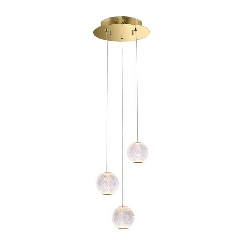 Lampa wisząca Rosario  IP20 PND-12220121-3A-GD Italux