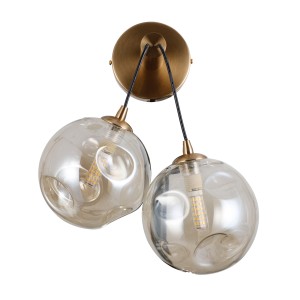 Kinkiet Perlos  IP20 WL-54456-2-HB-AMB Italux