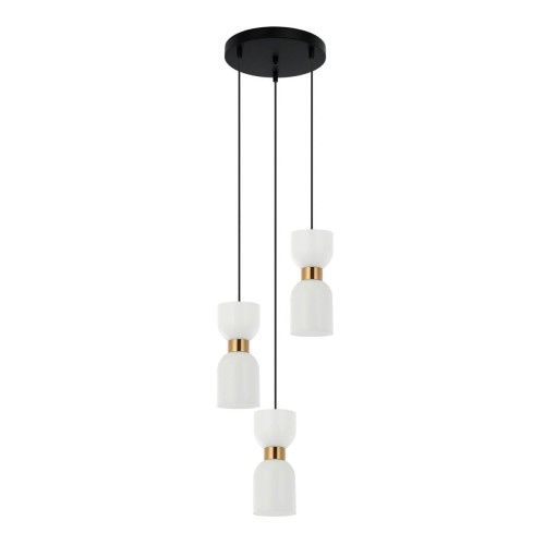 Lampa wisząca Monza  IP20 PND-57602-3-BK+BRO Italux