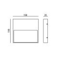 Zewnętrzne kinkiety Fenis 3K  IP54 OWL-2685-3K Italux