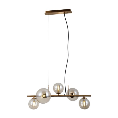 Lampa wisząca Canello  IP20 PND-406007-5-HBR Italux