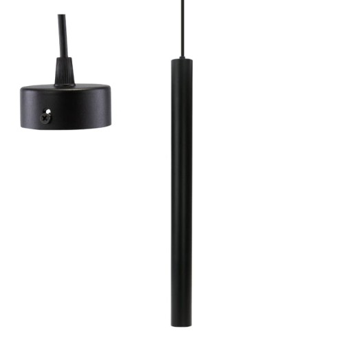 Lampa wisząca CHLOE SLIM MR11 czarny regulowany kąt świecenia SLIP005054 Spectrum