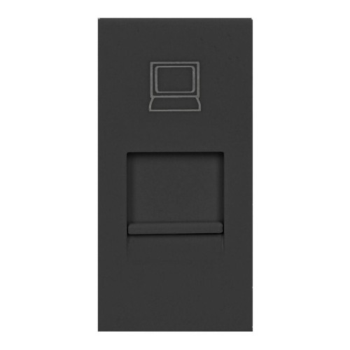 Gniazdo modułowe port NOEN RJ45 cat 5e czarne OR-GM-9010/B/RJ45 Orno