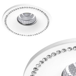 Oczko SIMON ROUND WHITE AZ1473 AZzardo