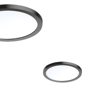 Oczko SLIM 15 ROUND 3000K IP44 BLACK AZ2840 AZzardo